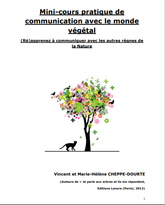 Mini-cours pratique de communication avec le monde végétal